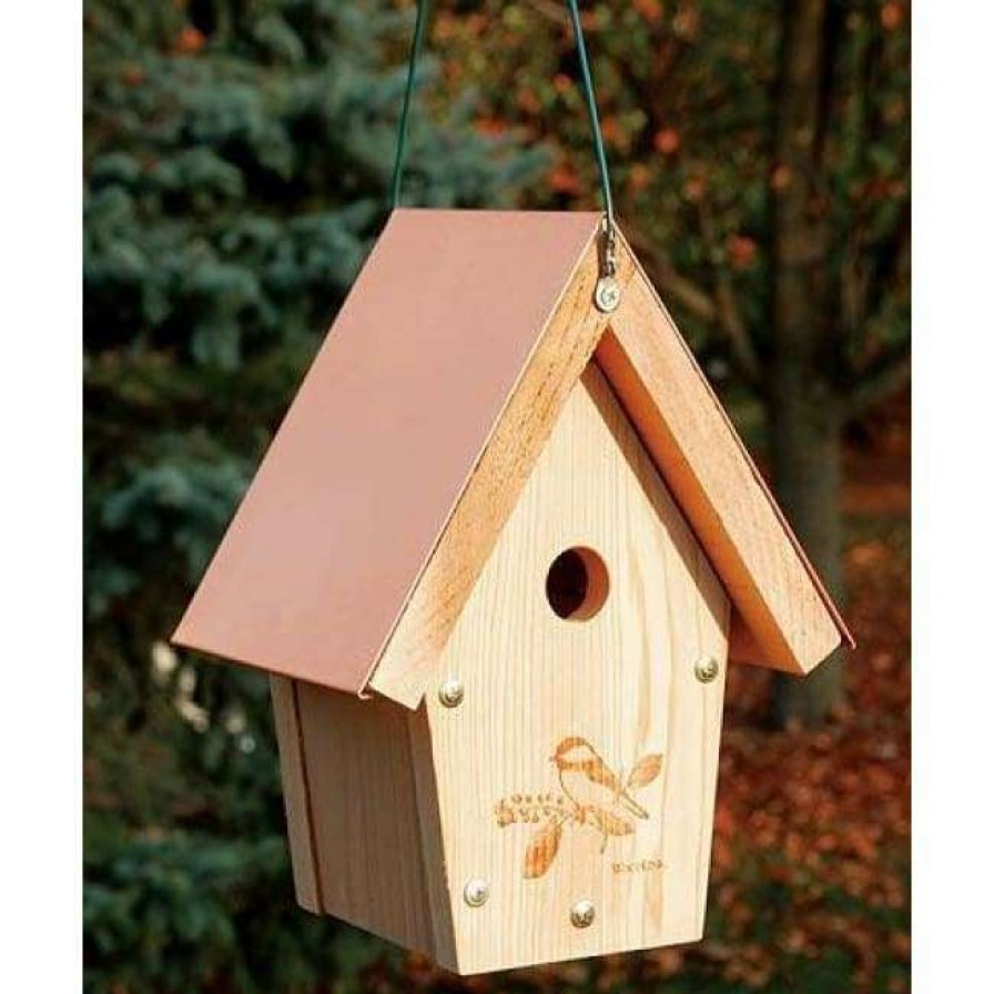 * Woodlink All Bird Houses Chickadee & Wren House With Coppertop | Bird Houses