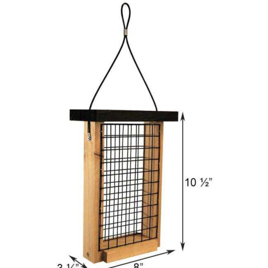 * Nature'S Way Cedar Double Suet Feeder | Bird Feeders