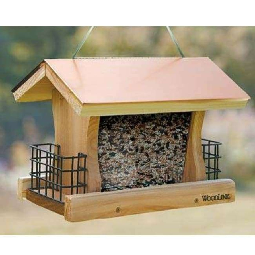 * Woodlink Coppertop Deluxe Seed & Suet Bird Feeder Hanging Feeders | Bird Feeders