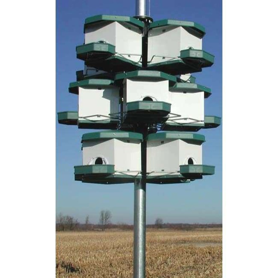 * Heritage Farms Quad Pod Purple Martin House, 1 Level Purple Martin Houses | Bird Houses