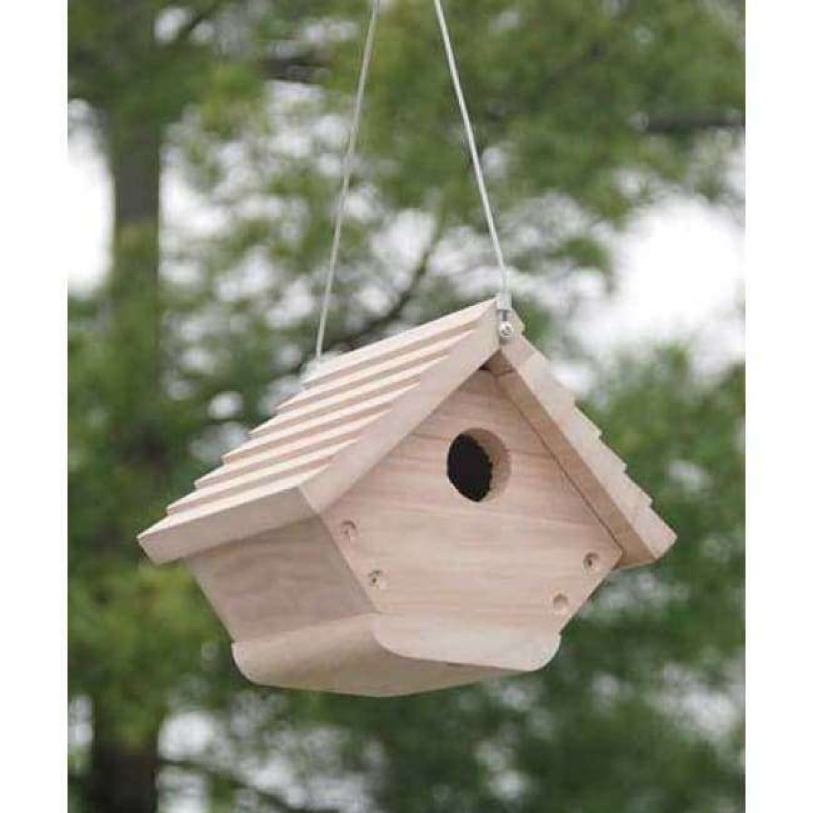 * Bestnest Hanging Houses Classic Hanging Wren Houses 4 Pack | Bird Houses