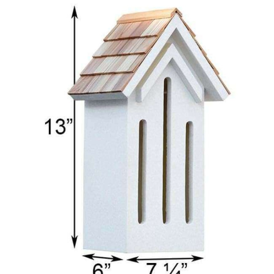 * Home Bazaar Butterflies Prime Retreat White Classic Butterfly House | Butterflies