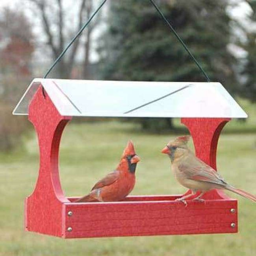 * Woodlink Hanging Feeders Going Green Fly Through Bird Feeder, Red | Bird Feeders