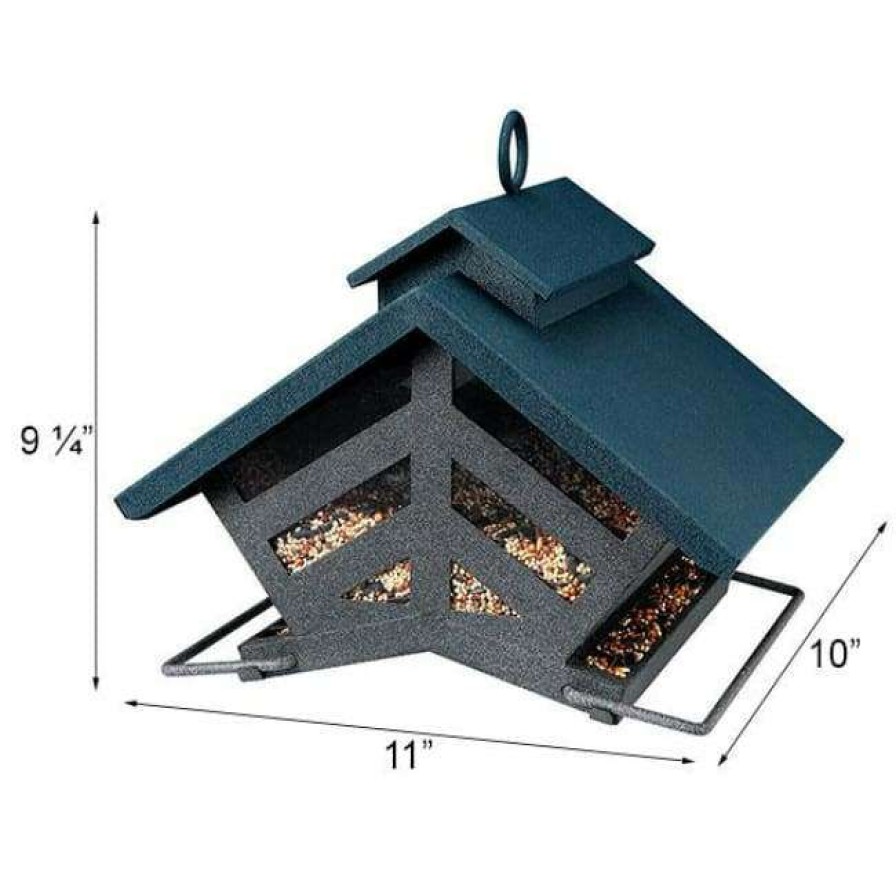 * Heritage Farms Hanging Feeders Chalet Deluxe Double Sided Bird Feeder | Bird Feeders