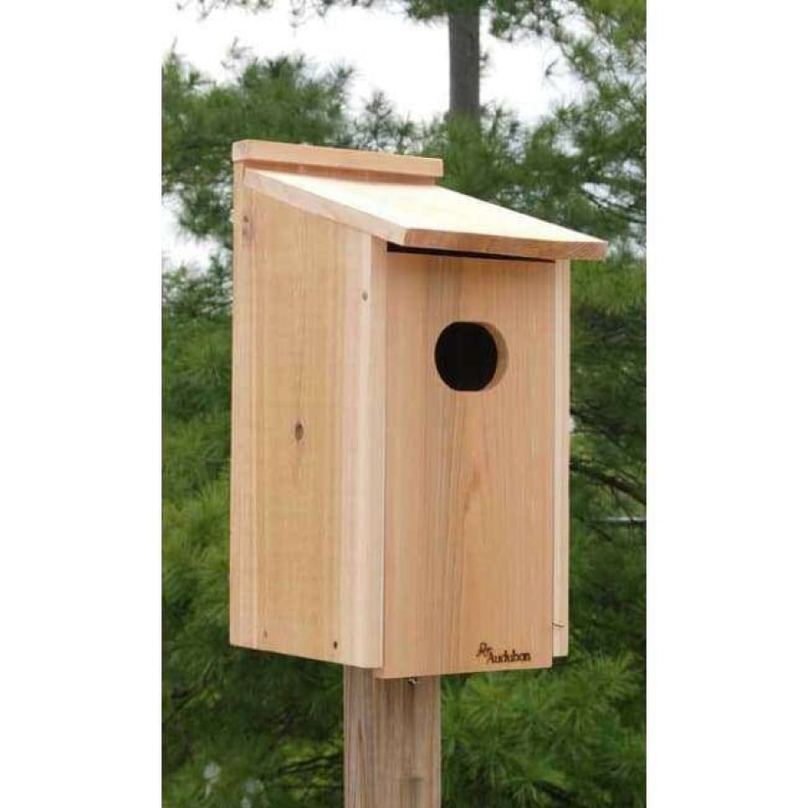 * Woodlink Audubon Cedar Duck House Post / Pole Mounted Houses | Bird Houses