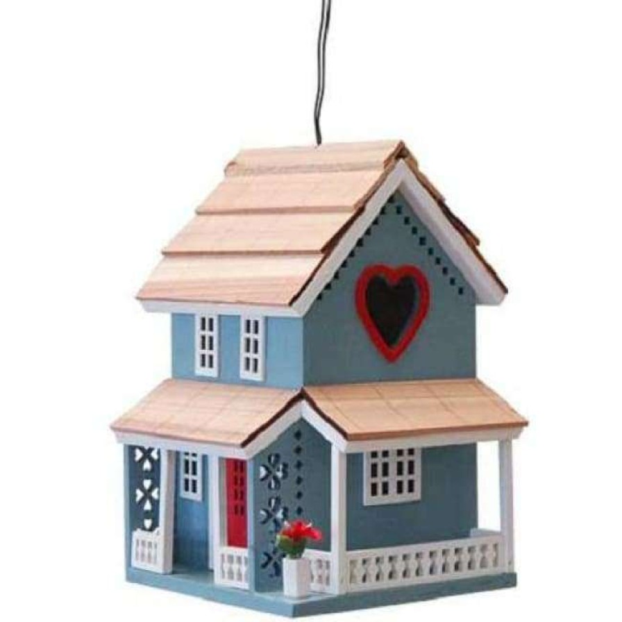 * Home Bazaar Lover'S Lane Cottage Bird House Decorative Houses | Bird Houses