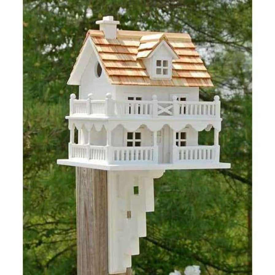 * Home Bazaar Novelty Cottage Bird House With Bracket | Bird Houses