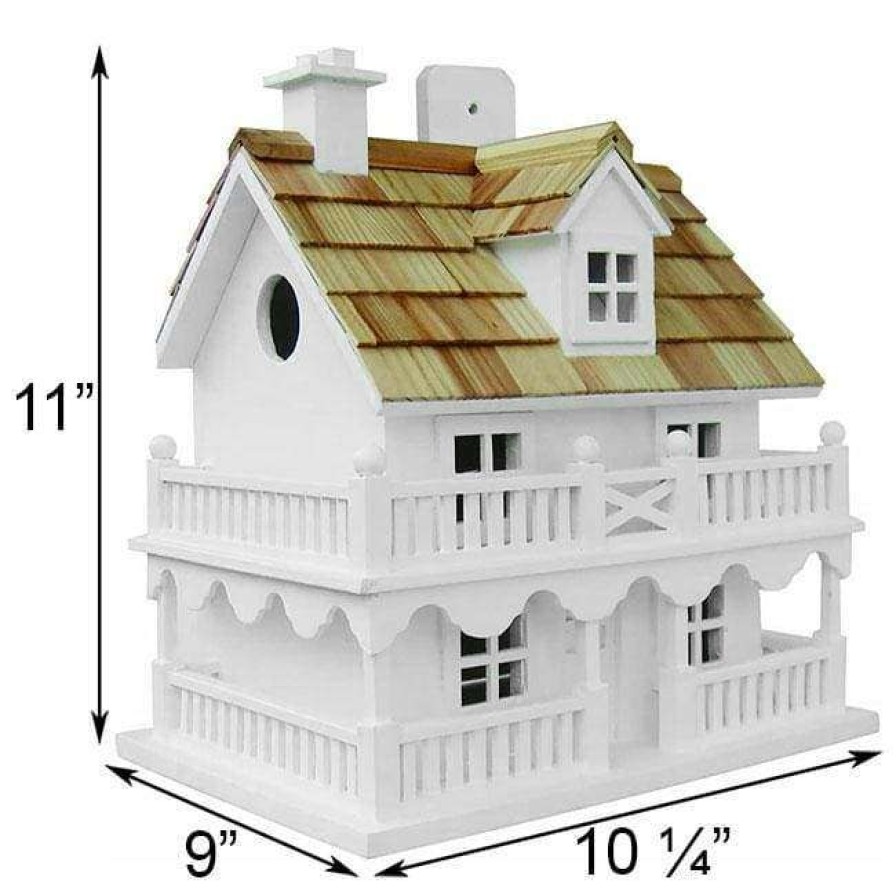 * Home Bazaar Novelty Cottage Bird House With Bracket | Bird Houses