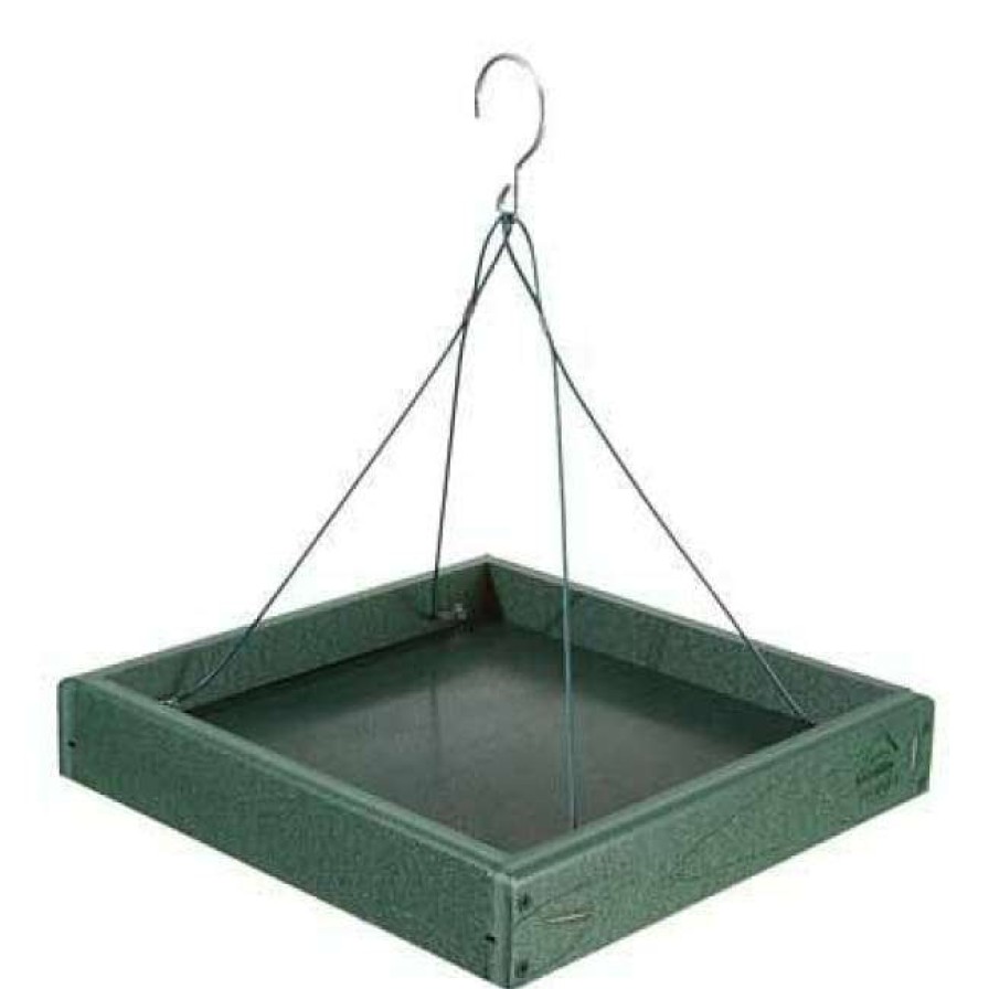 * Woodlink Recycled Plastic Platform Bird Feeder Hanging Feeders | Bird Feeders