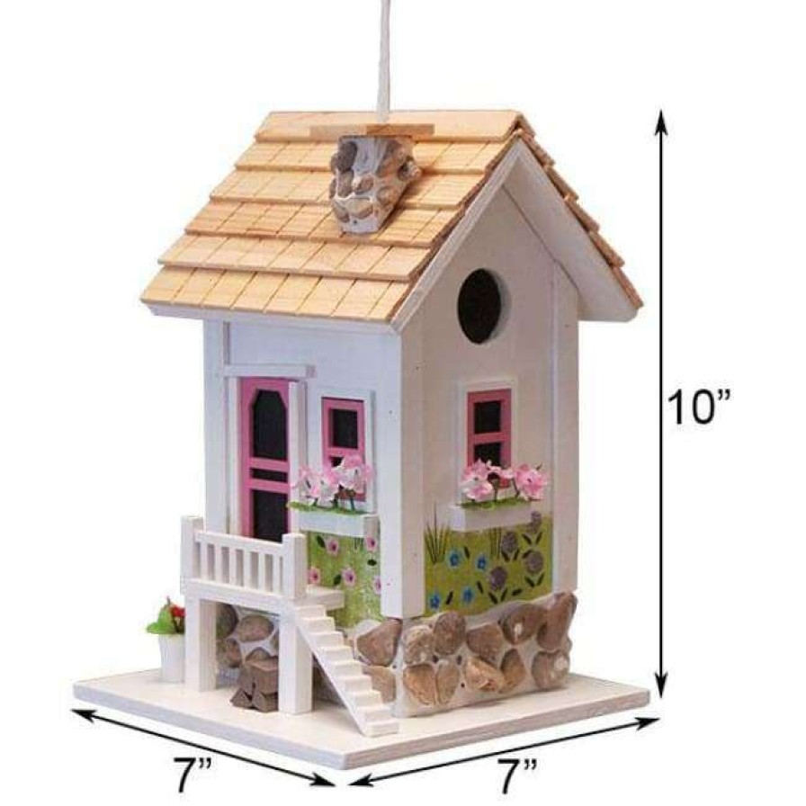 * Home Bazaar Decorative Houses May Cottage Bird House | Bird Houses