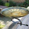 * Achla African Daisy Bird Bath With Over Rail Bracket | Bird Baths