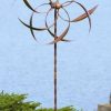 * Ancient Graffiti Lawn & Garden Kinetic Dual Feather Copper Colored 74 Spinner | Lawn & Garden