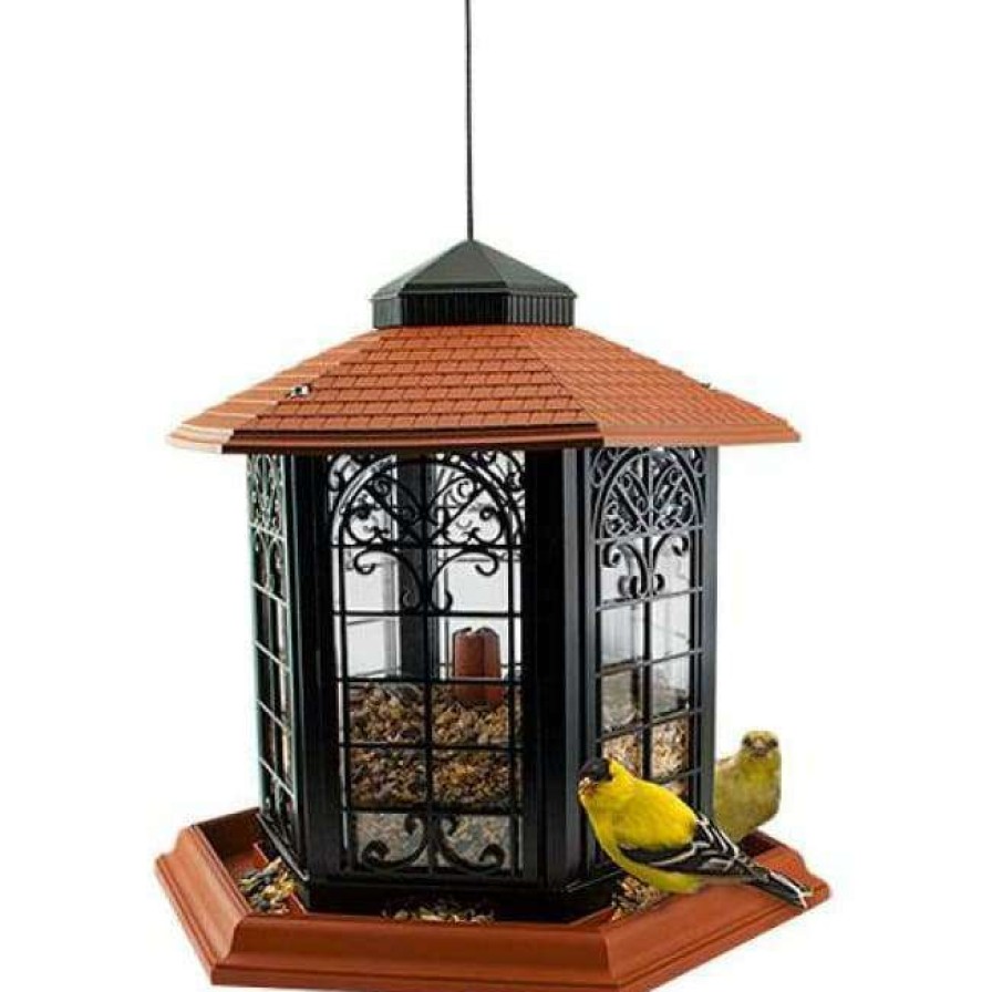 * Woodlink Audubon Rustica Italia Gazebo Bird Feeder Decorative Feeders | Bird Feeders