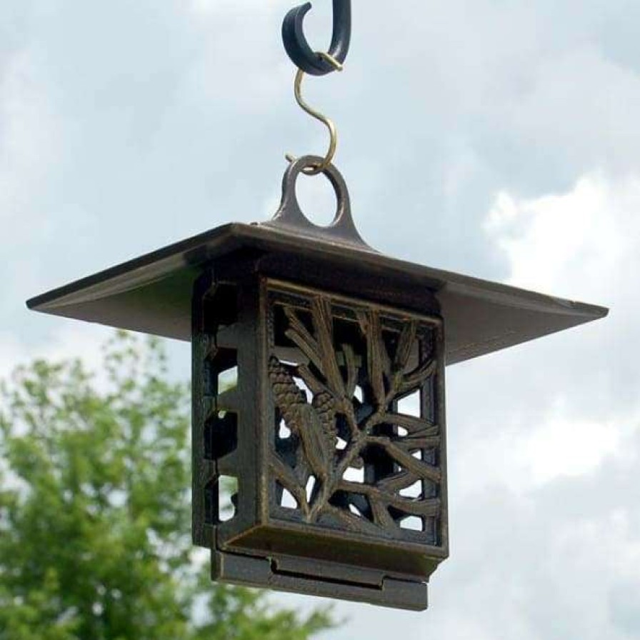 * Whitehall Products Hanging Feeders Pinecone French Bronze Colored Suet Feeder | Bird Feeders