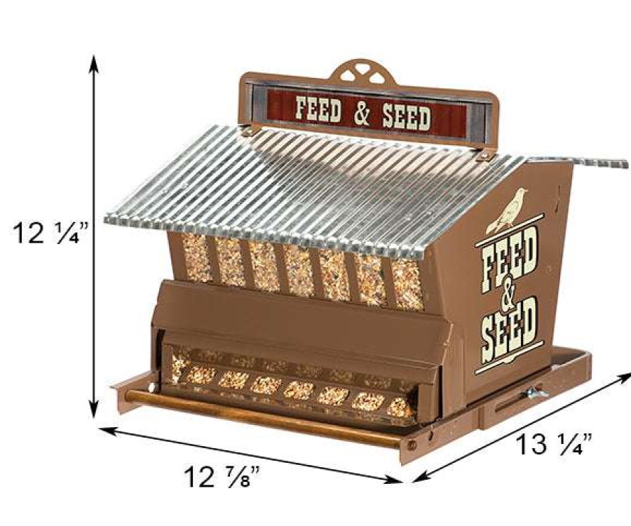 * Heritage Farms Absolute Feed & Seed Weight Sensitive Bird Feeder Hanging Feeders | Bird Feeders