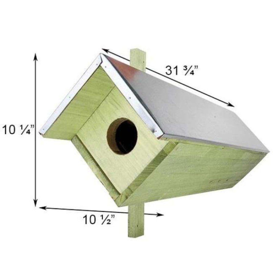 * Esschert Design Owl Or Kestrel Extended Horizontal House | Bird Houses