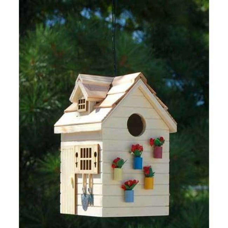 * Home Bazaar Decorative Houses Potting Shed Bird House | Bird Houses