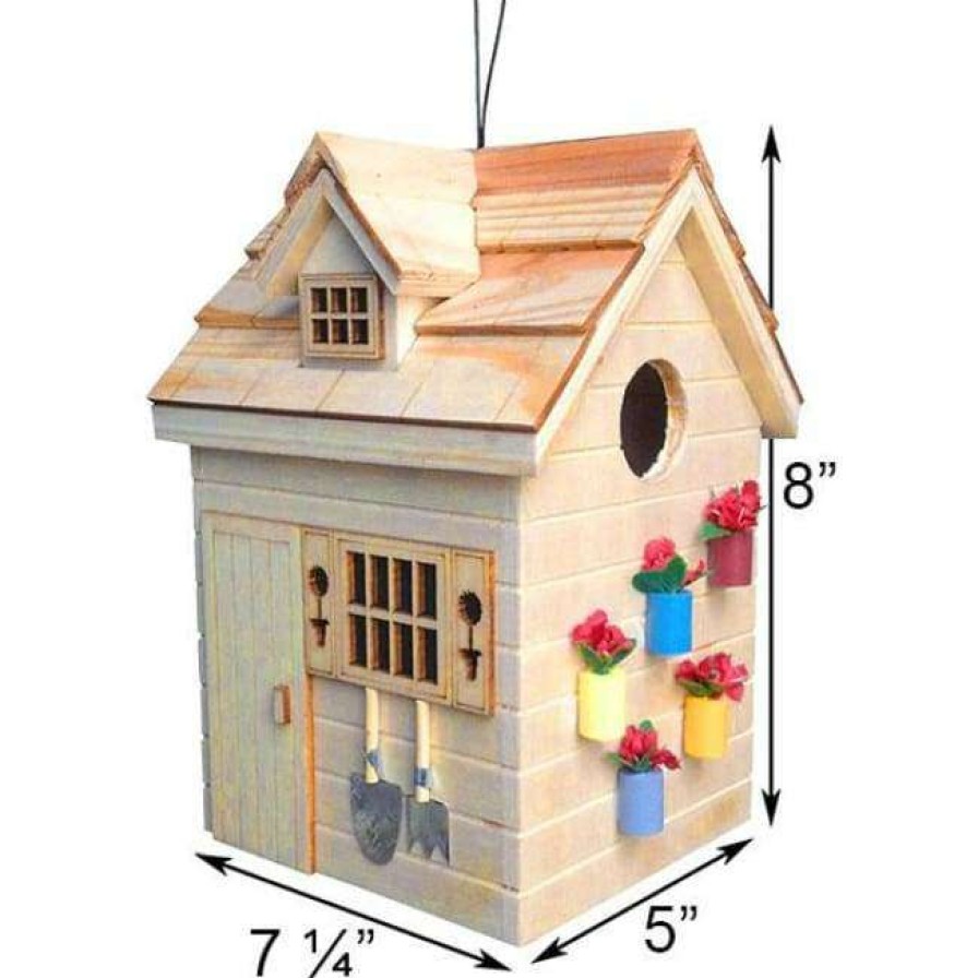 * Home Bazaar Decorative Houses Potting Shed Bird House | Bird Houses