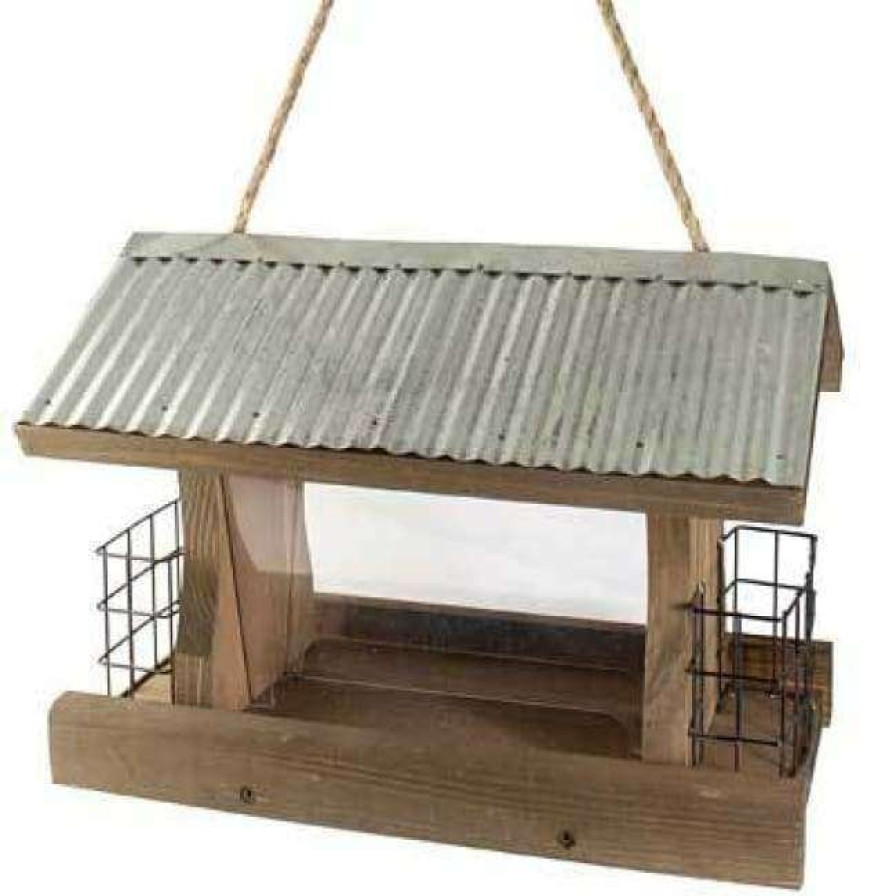 * Woodlink Rustic Farmhouse Ranch Seed And Suet Bird Feeder Hanging Feeders | Bird Feeders