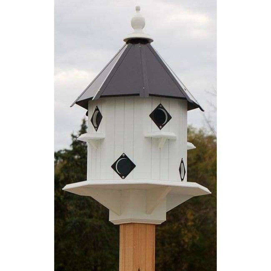 * A Wing And A Prayer Purple Martin Castle House Purple Martin Houses | Bird Houses