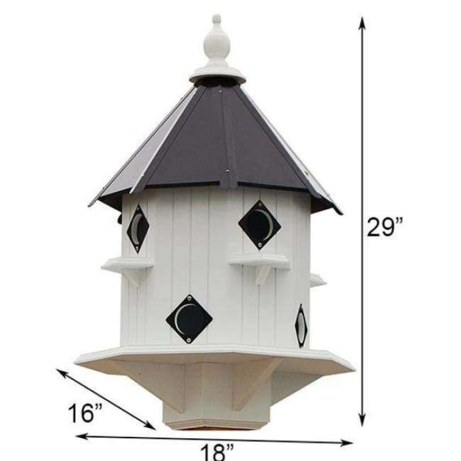 * A Wing And A Prayer Purple Martin Castle House Purple Martin Houses | Bird Houses