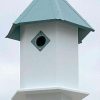 * Decorative Houses Sycamore Bird House With Verdigris Roof By A Wing And A Prayer | Bird Houses