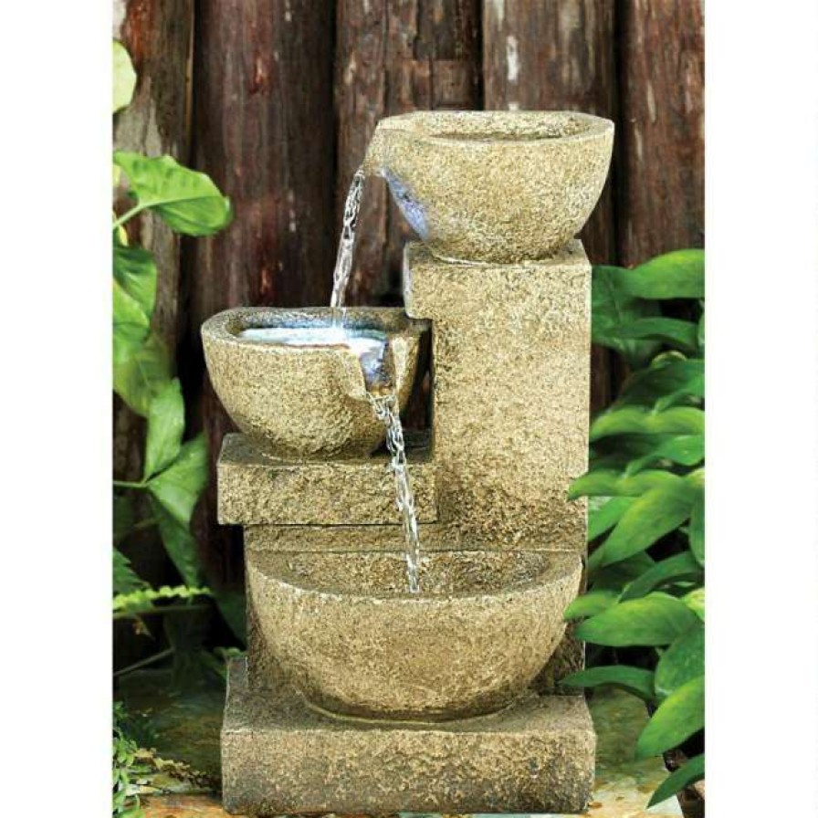 * Design Toscano Villa Fortino Cascading Garden Fountain | Lawn & Garden