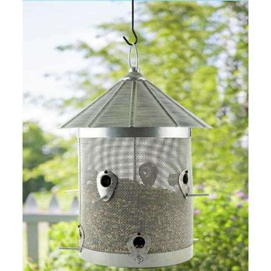 * Woodlink Hanging Feeders Rustic Farmhouse Mesh Silo Bird Feeder | Bird Feeders