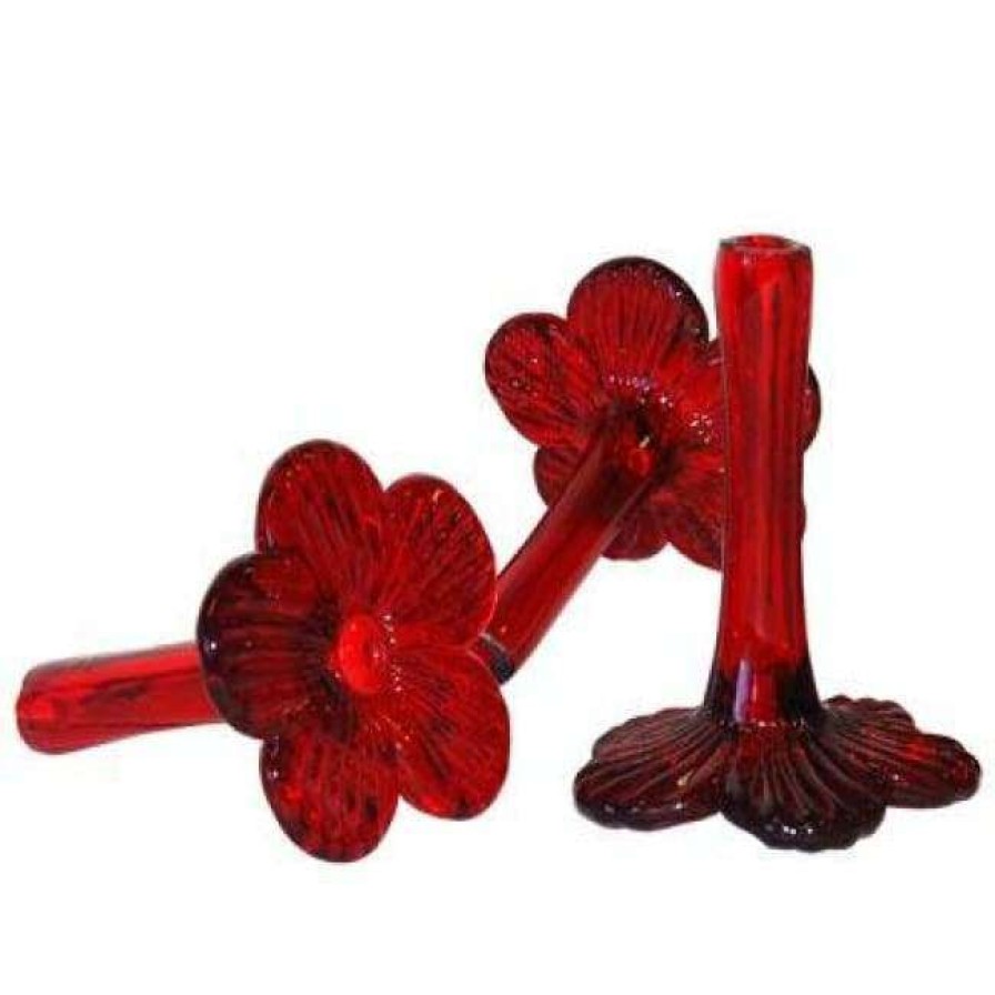 * Parasol Hummingbird Feeder Parts Bee Proof Flower Feeding Tubes 3 Pack | Bird Feeders