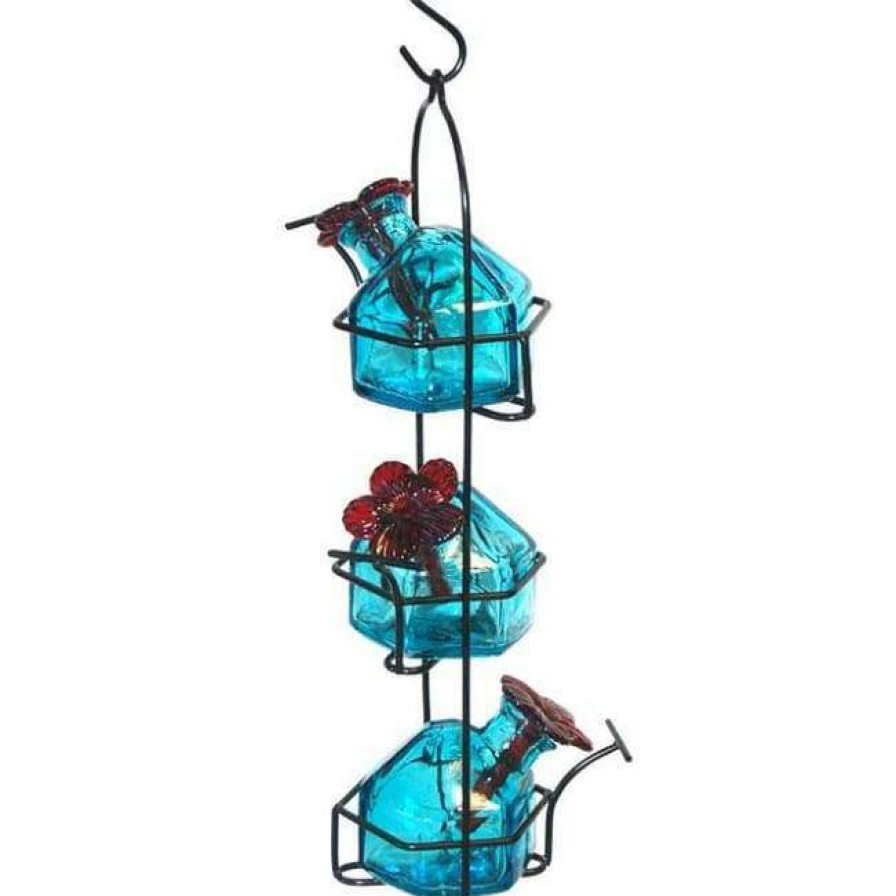 * Parasol Hummingbird Feeders Lunch Pail Aqua Hummingbird Feeder | Bird Feeders