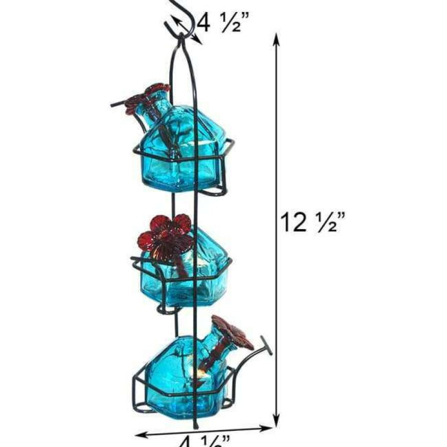 * Parasol Hummingbird Feeders Lunch Pail Aqua Hummingbird Feeder | Bird Feeders