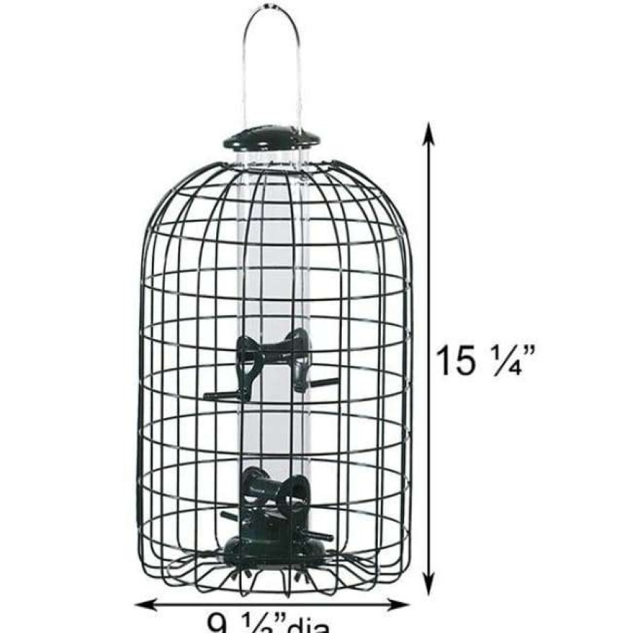 * Woodlink Cage Feeders Audubon Squirrel-Resistant Caged Tube Bird Feeder | Bird Feeders