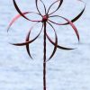 * Ancient Graffiti Kinetic Dual Feather Large 75 Red Wind Spinner Lawn & Garden | Lawn & Garden