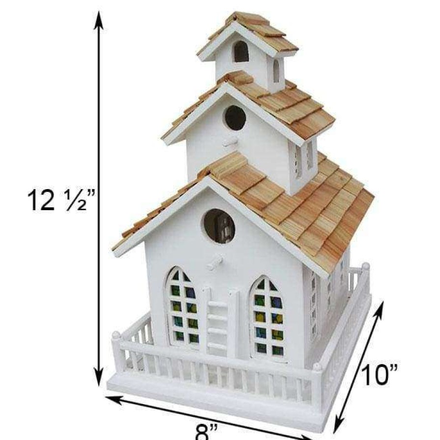 * Home Bazaar Chapel Bell Bird House Decorative Houses | Bird Houses