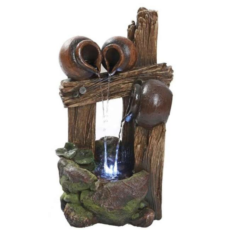 * Design Toscano The Cascading Urns Of Ravello Illuminated Garden Fountain Lawn & Garden | Lawn & Garden