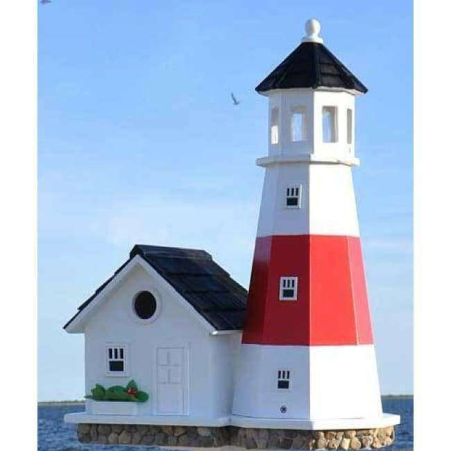 * Home Bazaar Montauk Point Lighthouse Bird House | Bird Houses