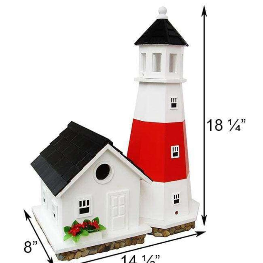 * Home Bazaar Montauk Point Lighthouse Bird House | Bird Houses